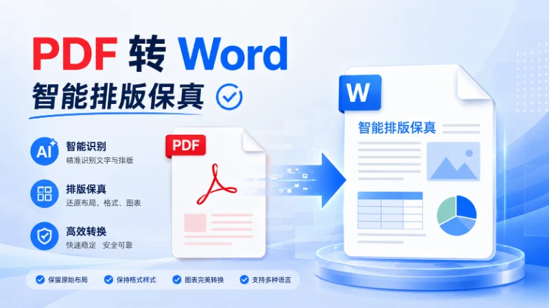 PDF转Word-免费