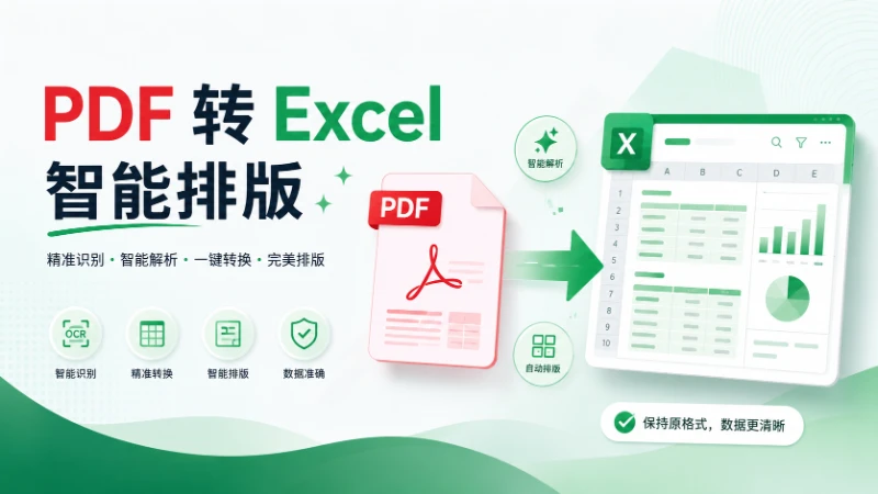 PDF转Excle-免费