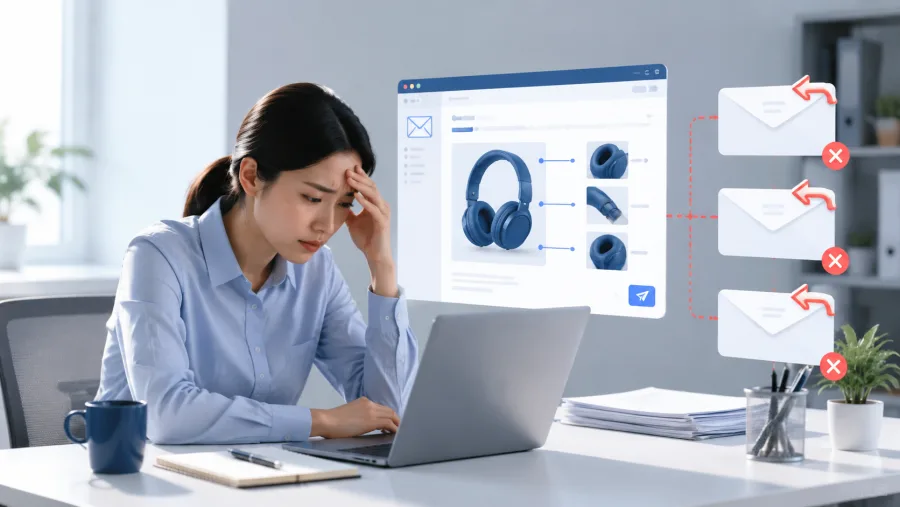 外贸邮件里插了产品图，翻译时图片文字漏翻被客户退回三次