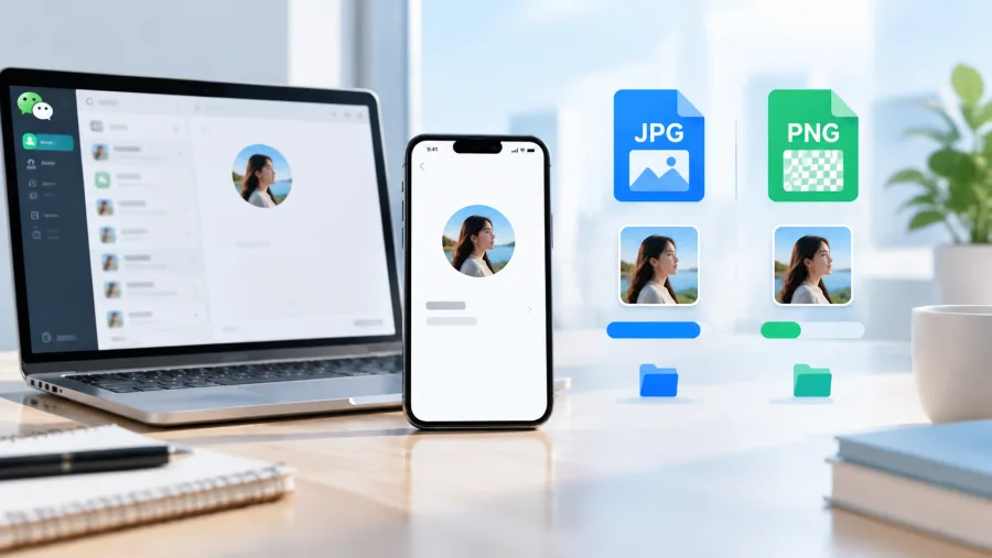 发微信头像选JPG还是PNG？3MB和500KB差在哪