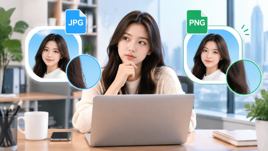 发微信头像选JPG还是PNG？文件大小和边缘毛刺真不一样